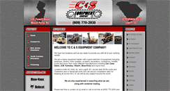 Desktop Screenshot of candsequipment.com